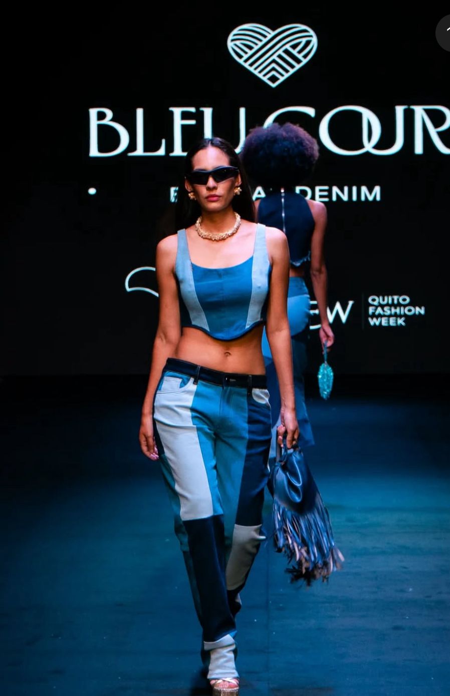 Bleu cour en el PRIMER FASHION WEEK QUITO