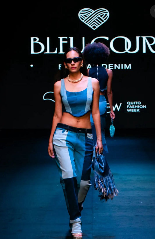 Bleu cour en el PRIMER FASHION WEEK QUITO