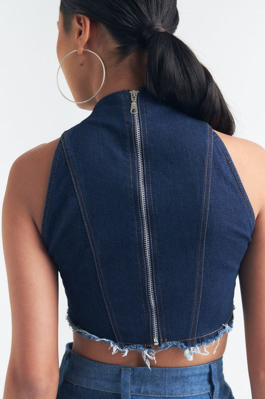 TOP DENIM ALMA